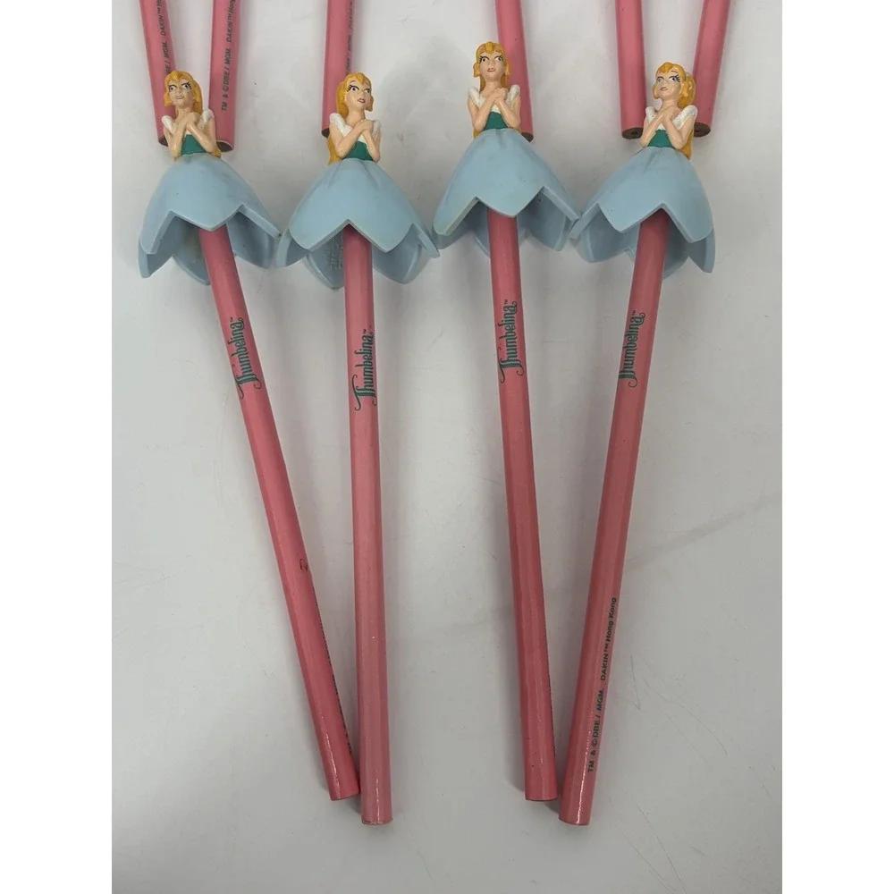 Disney Thumbelina Figure Pencil Topper Vintage PVC 90s Dakin Topper 2